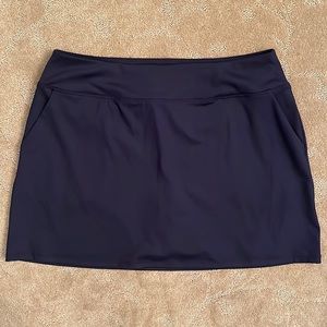 Tommy Bahama Navy Golf Skort, Sz Large